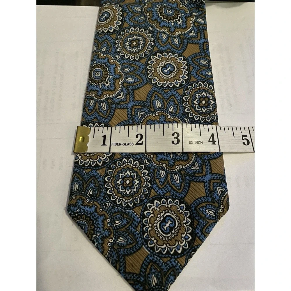 Vintage‎ 1960s Longchamps Tie - Hughes/hatcher- Bold Mod Geometric Stripes